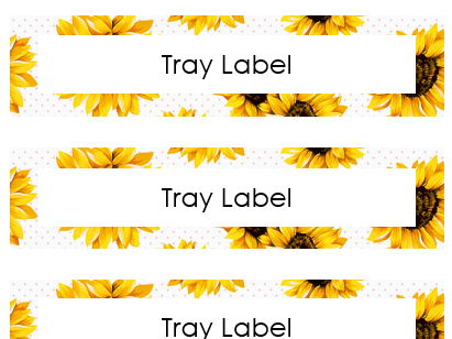 Tray Labels