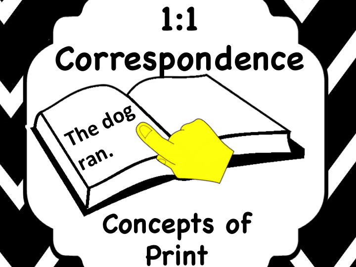 1:1Correspondence - Print Awareness