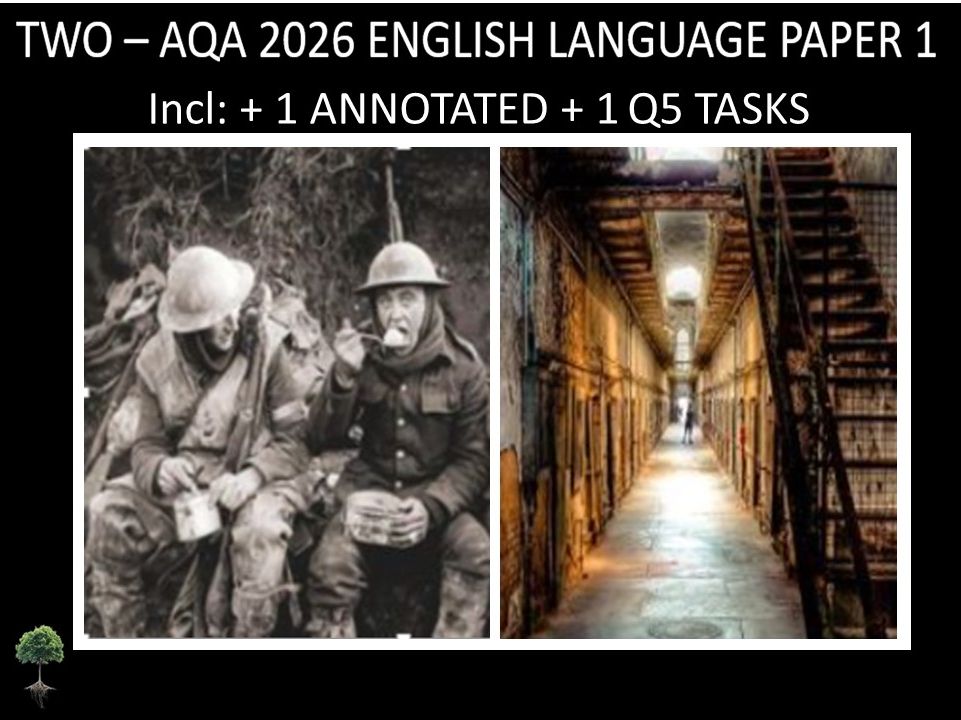 TWO - AQA PAPER 1 | 2026 FULL MOCKS | ANNOTATED |  Q5 TASKS