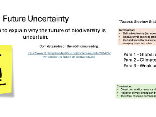L15 Uncertainty - Edexcel IA2 Geo Ecosystems