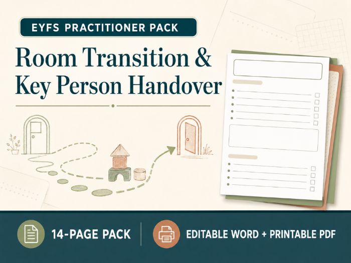 EYFS Room Transition & Key Person Pack