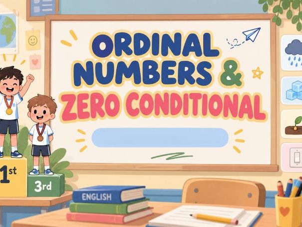 Ordinal Numbers Ordinal Numbers PowerPointOrdinal Numbers ActivitiesZero Condition