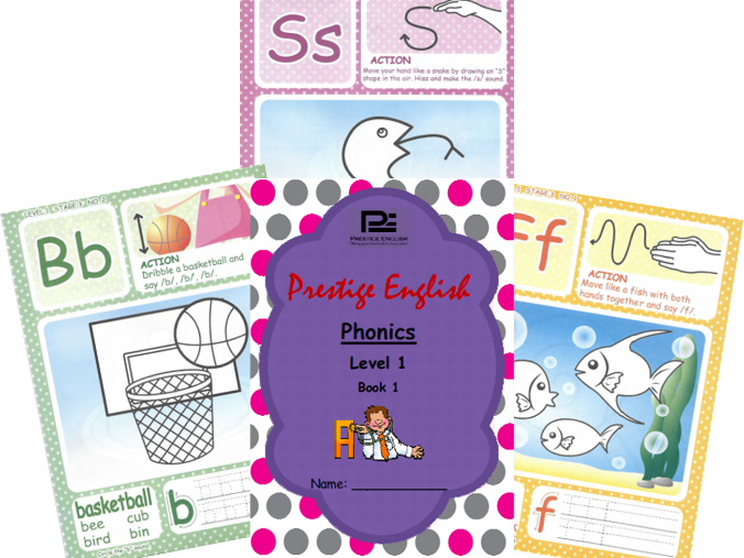 Phonics Book – Level 1 Book 1 ( Jolly Phonics / Letterland )