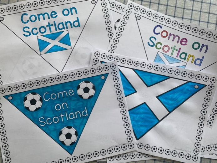 Scotland bunting Euro 2021