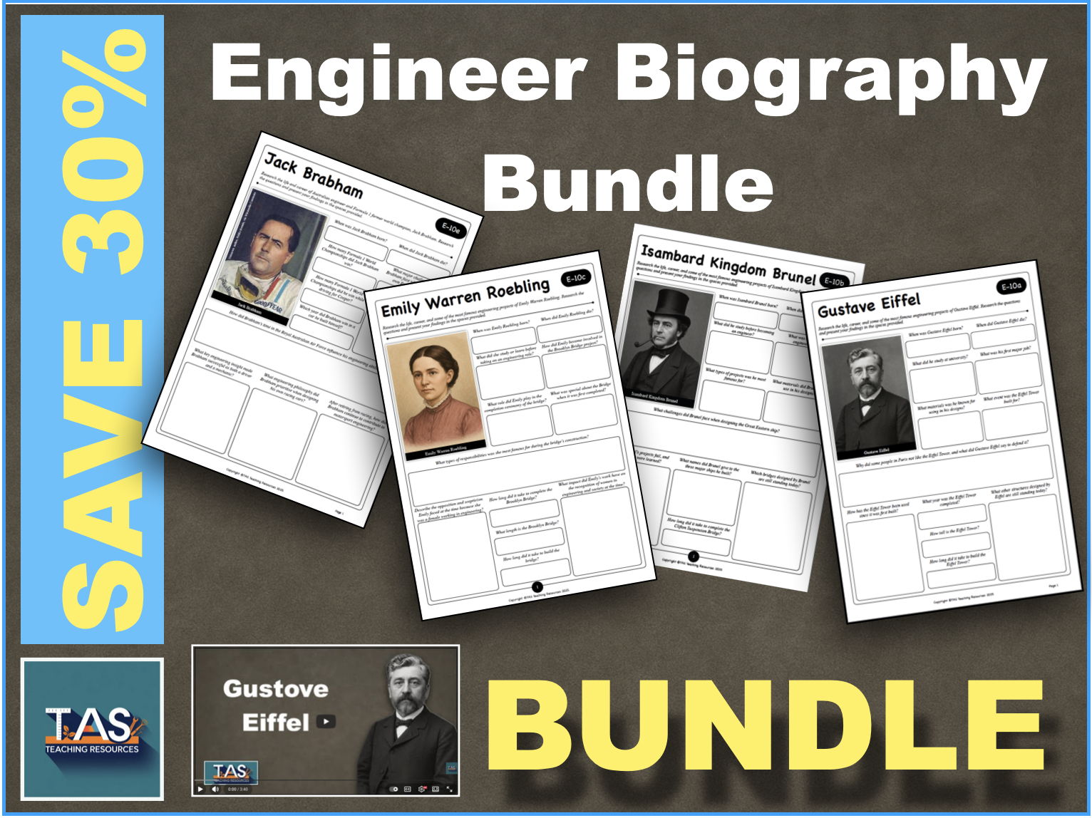 Engineer Biography Research Activities BUNDLE