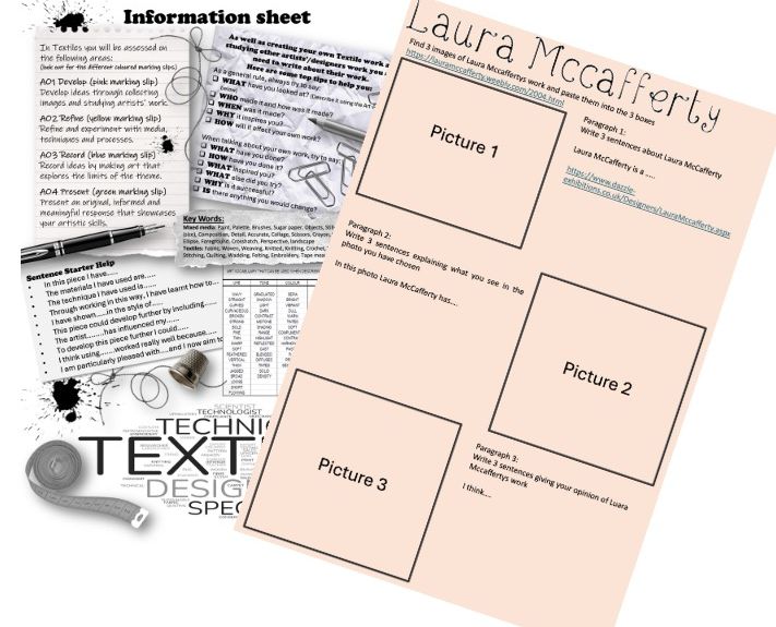 Art/Textiles - Laura McCafferty - Research Bundle