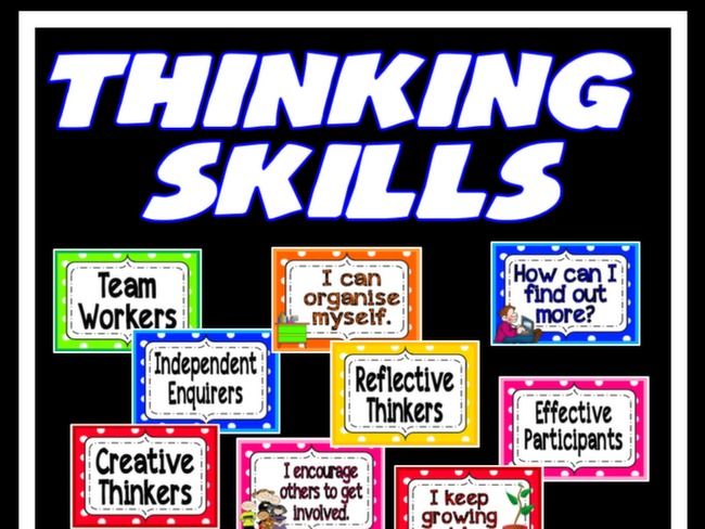 PERSONAL LEARNING THINKING SKILLS POSTERS TEACHING RESOURCES DISPLAY