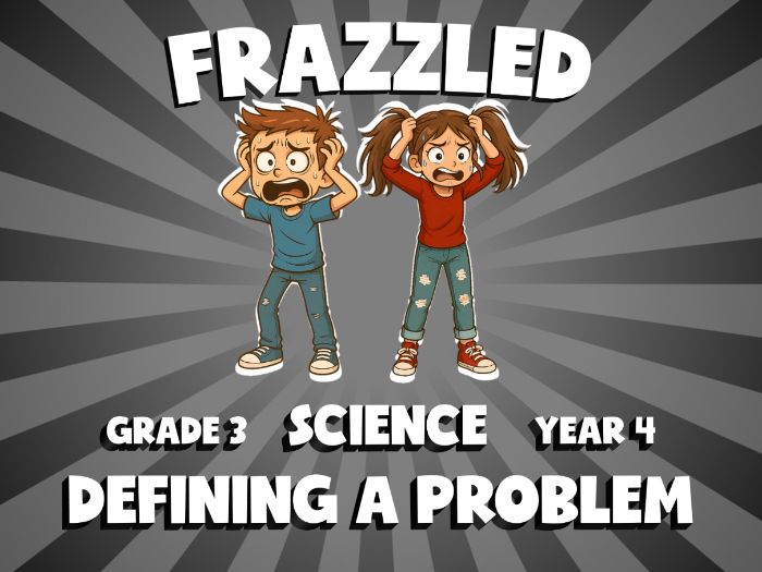 Defining a Problem FRAZZLED Science Game | No-Prep Year 4 Review Activity