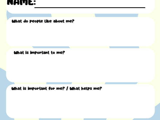TRANSITION - GET TO KNOW YOUR CLASS (PDF)