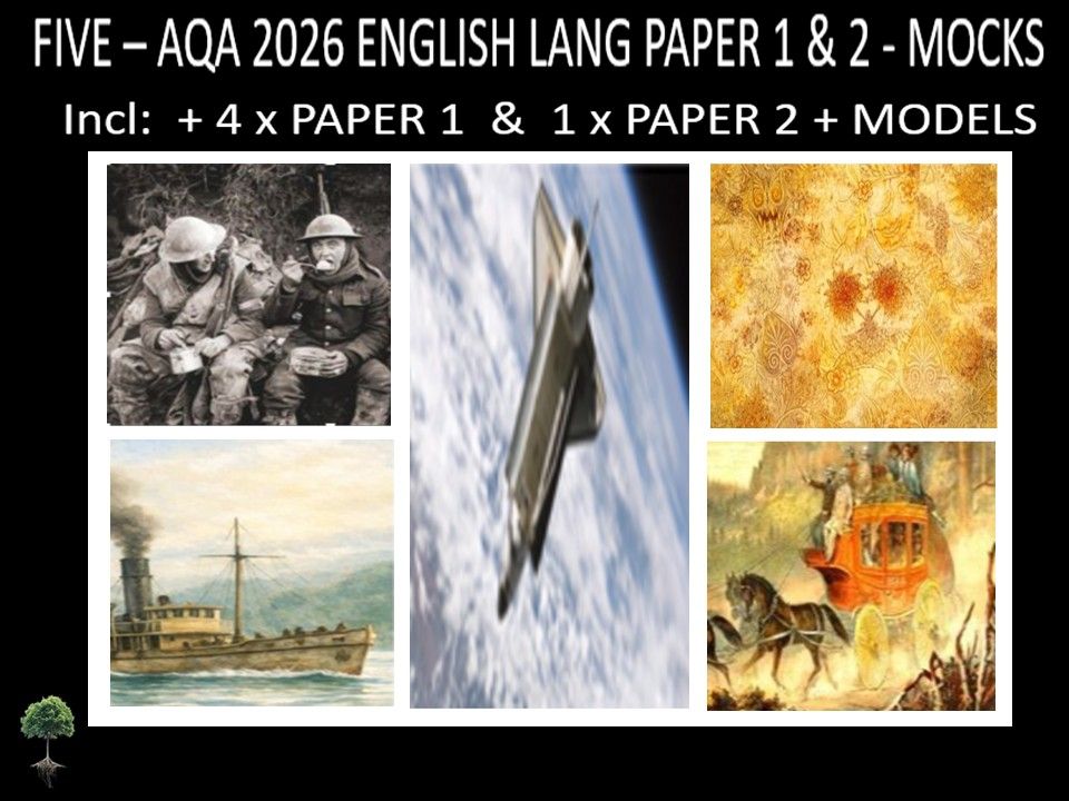 FIVE - AQA PAPER 1 & 2 | 2026 FULL MOCKS | MODELS