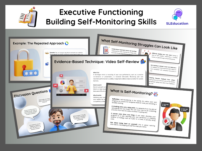 Building Self-Monitoring Skills | Executive Function | Autism Study Skills