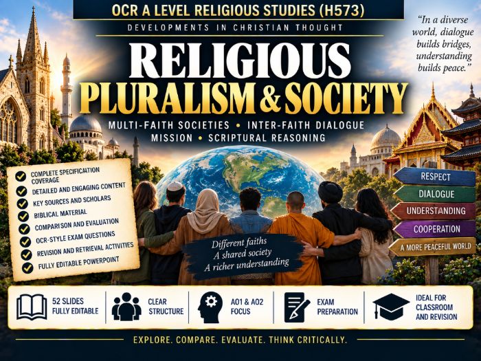 A Level Religious Studies: Religious Pluralism & Society - OCR H573 DCT