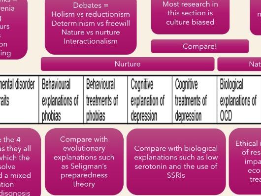 A level Psychology AQA Paper 1 top band evaluation using issues, debates and synoptic links!