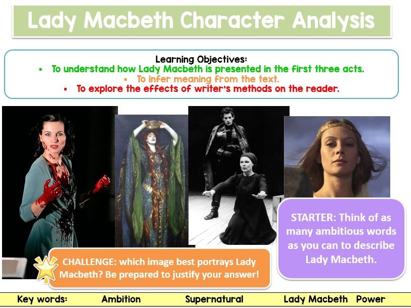 Lady Macbeth Assessment Lesson