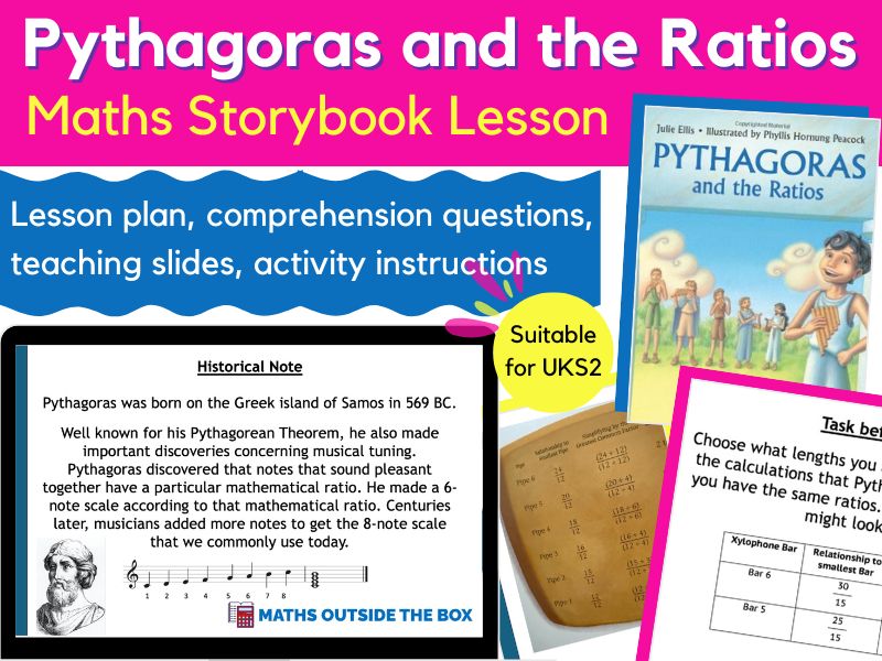 Pythagoras and the Ratios - Maths Storybook Lesson for UKS2