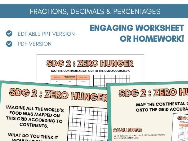 Converting FDP | Worksheet Task | Fractions, Decimals & Percentages