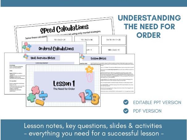 Introducing BODMAS | Lesson Notes, Slides & Activities | Year 6