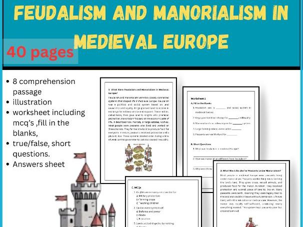 Feudalism and Manorialism in Medieval Europe – Reading Comprehension