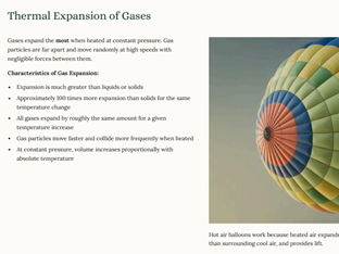 iGCSE Physics 2.2.1 Thermal expansion of solids, liquids and gases CORE