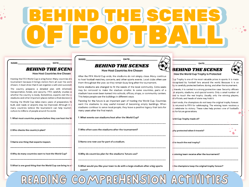 Behind the Scenes of the FIFA World Cup | Reading Comprehension