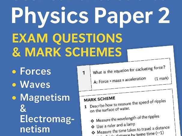 Physics Paper 2 Exam Questions & Mark Schemes (AQA Trilogy)