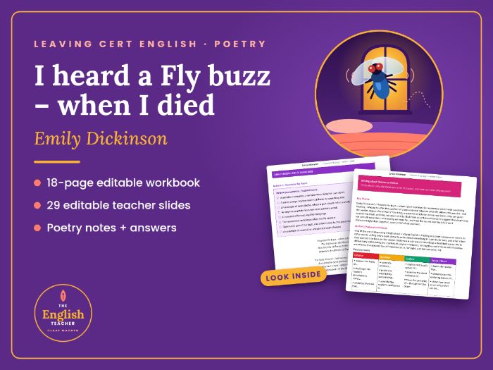 Dickinson: I heard a Fly buzz Leaving Cert