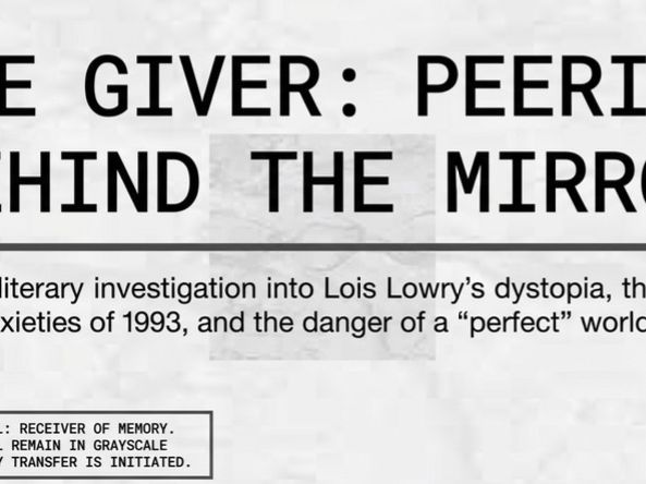 The Giver Year 8–9 Novel Study Teaching unit with Immersive Society Simulation