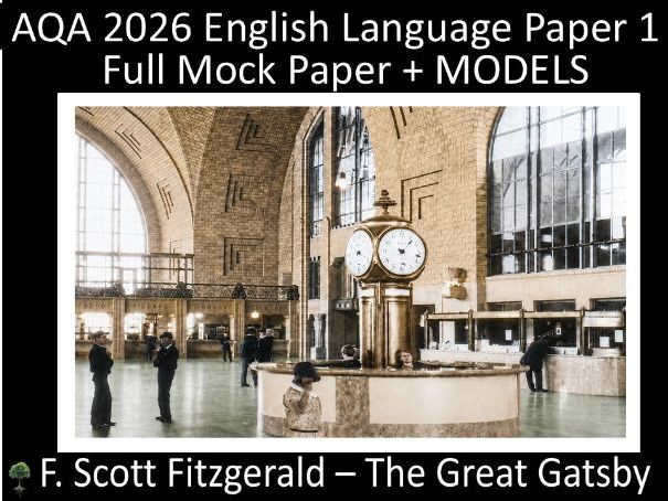 One AQA 2026 GCSE English Language Paper 1 Mock | Models - (Gat)