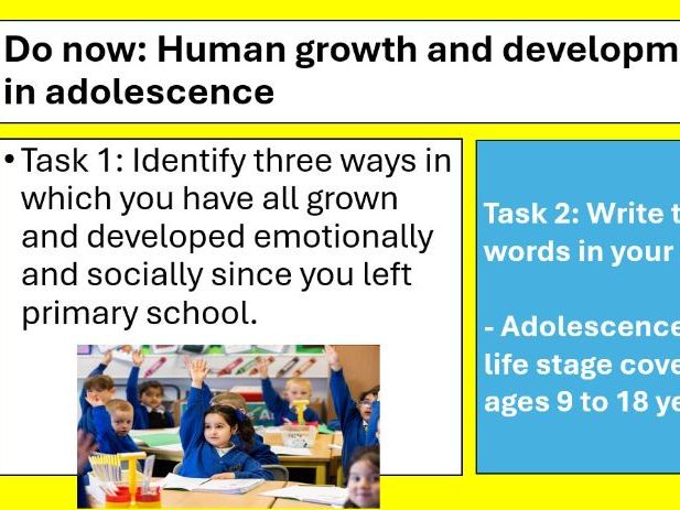 AAQ Level 3 Health and Social Care Unit 1 Human Lifespan LESSON3