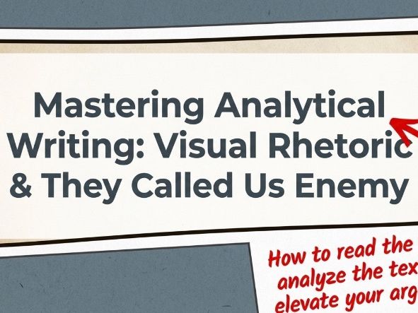 They Call Us Enemy Analysis Mini: Theme Character Language Year 7 8