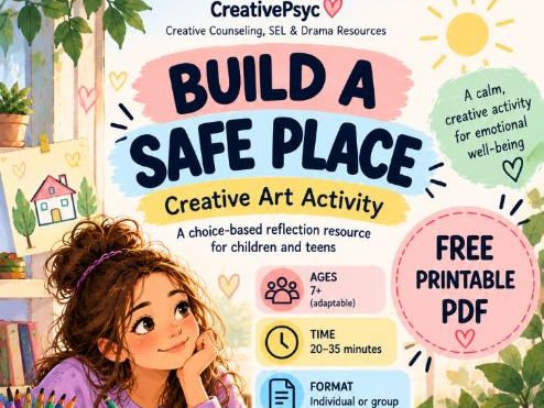 FREE Build a Safe Place | Creative Art & SEL Activity for Children