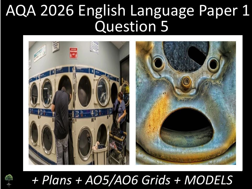Two Question 5 - AQA 2026 GCSE English Language Paper 1 | Plans, AO Grids, Models