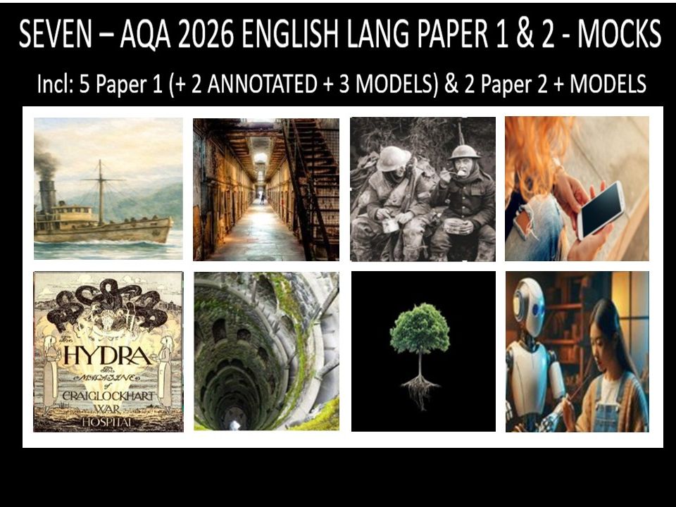 SEVEN - AQA PAPER 1 & 2 | 2026 FULL MOCKS | ANNOTATED | MODELS
