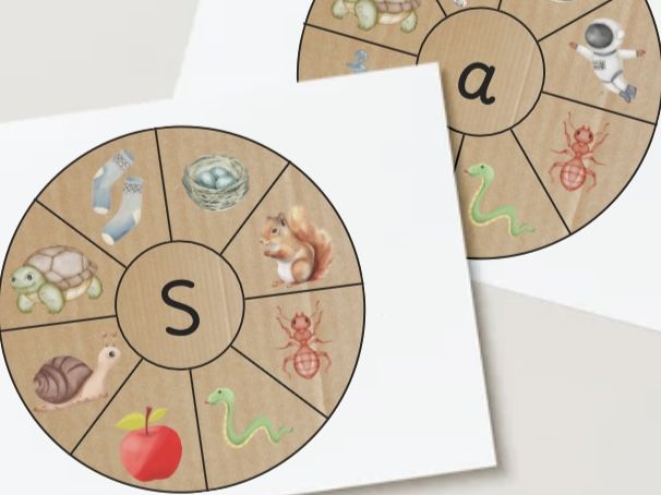 Initial sound peg discs- satp