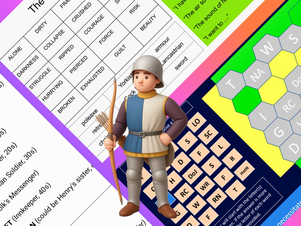 KS3/Common Entrance Medieval Realms - The Wars of the Roses: The Battle of Towton Literacy Resource Pack