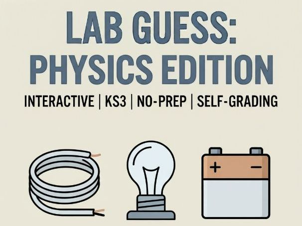 Lab Guess:  Physics Edition