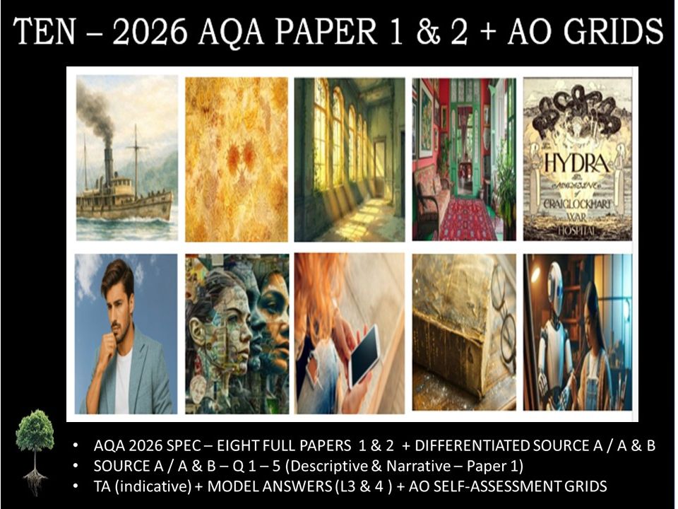 TEN - NEW PAPER 1 & 2 | 2026 FULL MOCK | + AO GRIDS