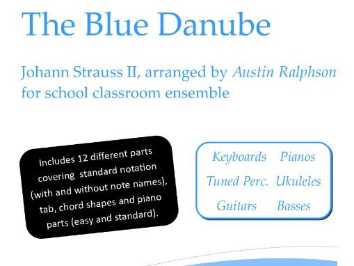 Classroom Performance: The Blue Danube Waltz with backing track