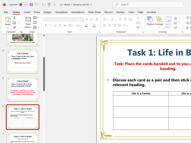 Brazil - Geography Scheme of Work (6 Lessons) | Upper KS2
