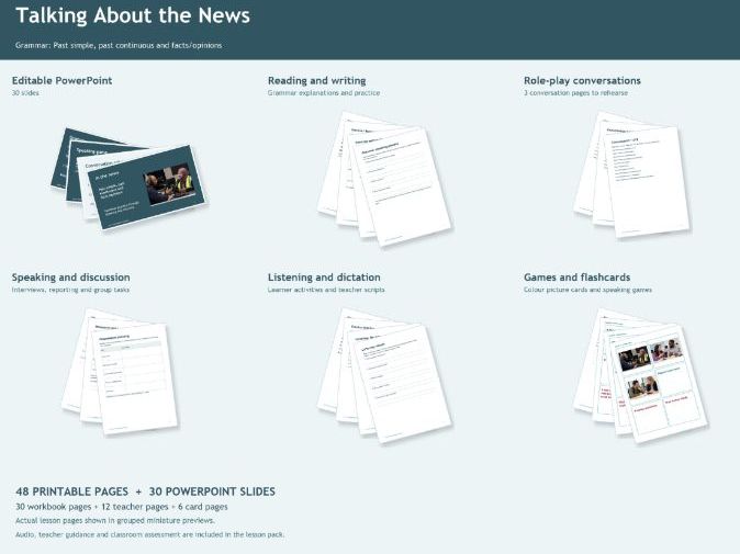 ESOL EAL News And Past Continuous