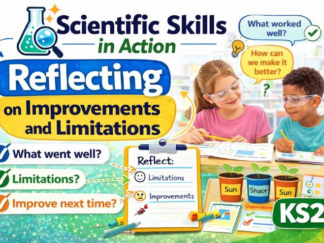 Investigate Like a Scientist: Reflecting on Improvements and Limitations (KS2 Science Skills)