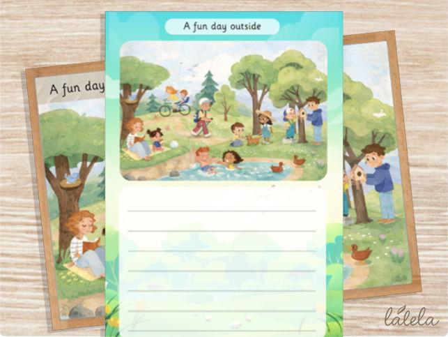 Park Scene Writing & Observation Activity - EYFS / KS1