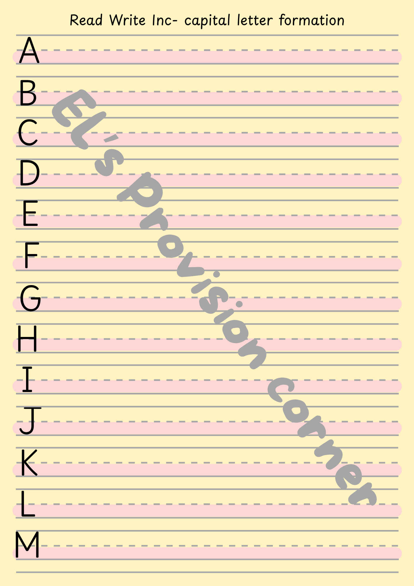 Read Write Inc handwriting style- writing guides-jam sponge- RWI ...