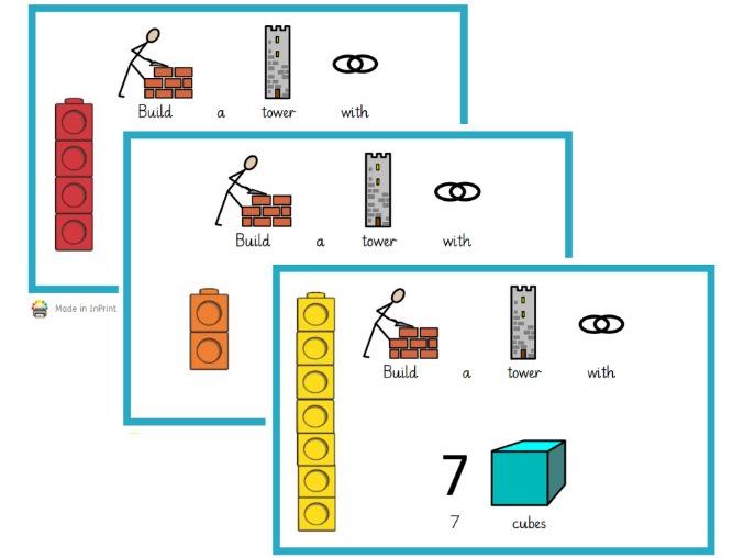 LI: I can use non standard units (cube blocks) to measure height and length Flashcards