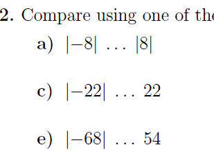 Absolute value worksheet (with solutions) | Teaching Resources