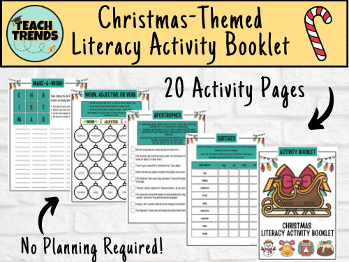 Christmas-Themed Literacy Activity SPaG Booklet