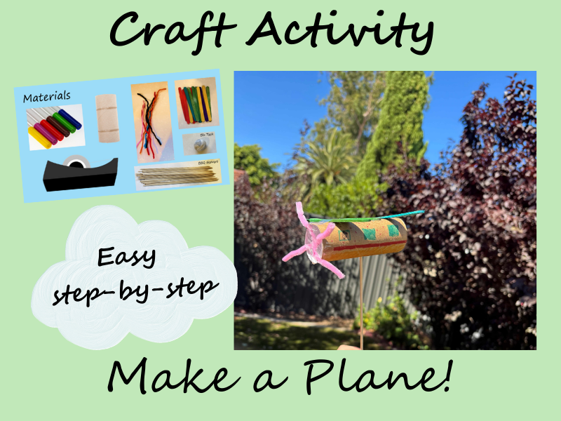 Craft Activity - Make a Plane