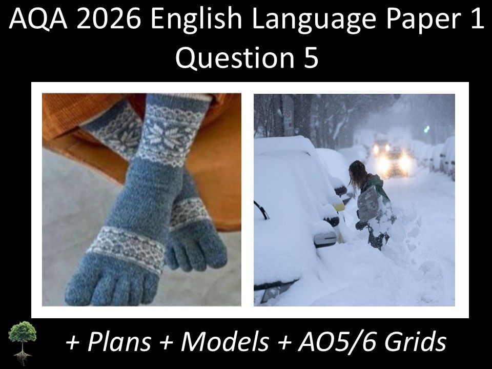 Two Question 5 - AQA 2026 GCSE English Language Paper 1 | Plans, AO Grids, Models
