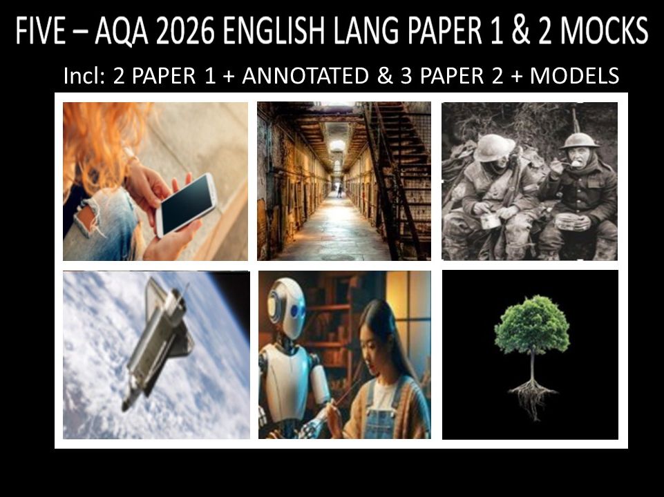 FIVE - AQA PAPER 1 & 2 | 2026 FULL MOCKS | ANNOTATED | MODELS