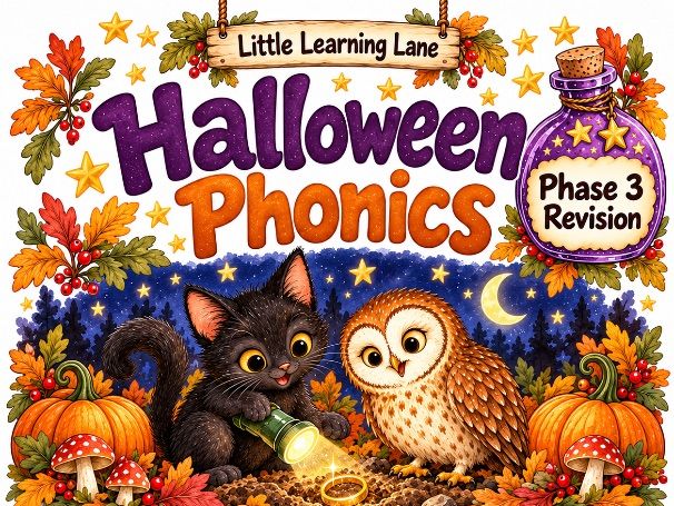 Halloween Phonics Activities KS1 | Phase 3 Worksheets & Games | Year 1